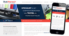 Freelance webdesign voor Drukwensch in Losser