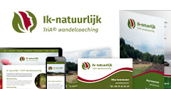 Huisstijldesigner en webdesigner voor wandelcoach in Noord Holland